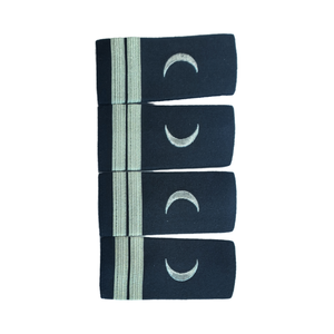 Chuyên Nghiệp Phi Công Hãng Hàng Không Đồng Phục Phù Hiệu Đội Trưởng Vàng Thanh Vai Epaulettes Chất Lượng Cao Thêu Của Thuyền Trưởng Huy Hiệu - Product Image 5