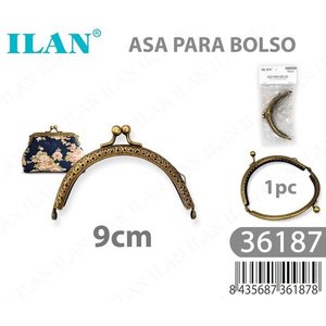 Asa para bolso Ilan de 9 cm con cierre metálico para accesorio de bolso - Product Image 3