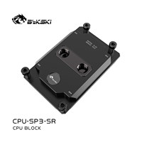 Bloc d'eau pour processeur Bykski CPU-SP3-SR pour TR4 SP3S P6, pour serveur et calcul en nuage IA, refroidissement liquide