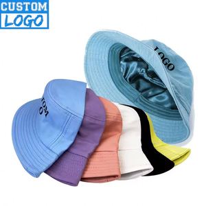 Chapeaux Bob Personnalisables Promotionnels avec Logo Brodé et Doublure en Satin pour Voyage - Product Image 1
