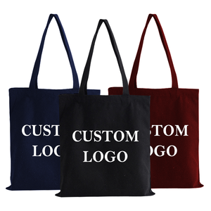 Usine IDEA GIFT vente en gros sacs en toile personnalisés avec logo sacs d'épicerie réutilisables de grande capacité sac en toile de coton pour femmes - Product Image 1