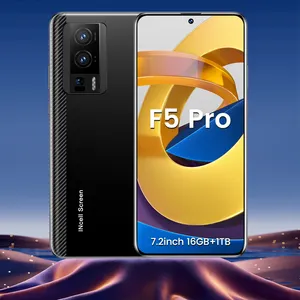 F5 Pro 7.2นิ้ว16GB + 1TB ปลดล็อค Phone10-Core มือถือ5G Let โทรศัพท์มือถือสองซิมแบรนด์ใหม่