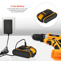 Airaj OEM perceuse électrique à Impact, perceuse électrique sans fil 21V ensemble perceuse électrique sans fil avec batterie au Lithium