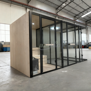 Cabina <span class=keywords><strong>de</strong></span> Sauna <span class=keywords><strong>de</strong></span> Vapor Húmedo Moderna Todo en Uno <span class=keywords><strong>de</strong></span> 9kw, <span class=keywords><strong>Ducha</strong></span> Interior con Vapor Húmedo, Madera <span class=keywords><strong>de</strong></span> Pino Sólida, para 6-8 Personas, en Venta - Product Image 2