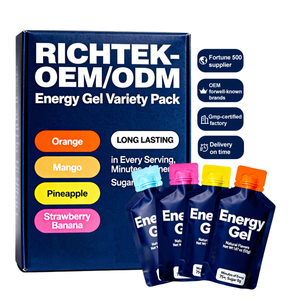 Gel Energético Deportivo con Sabor a Frutas para <span class=keywords><strong>Ciclismo</strong></span> y Running, Servicio de Marca Privada, Fabricante de Nutrición Deportiva - Product Image 1