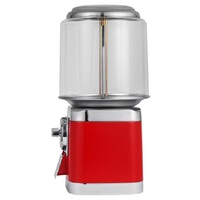 Distributeur de bonbons commercial de style rouge 10 LBS, machine à capsules de jouets/boules rebondissantes, machine à bonbons, distributeur de bonbons