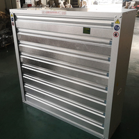 Ventilateur extracteur mural à grand débit d'air pour climatisation, ventilation industrielle et refroidissement, avec volet, pour serres, usine OEM ODM