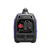 Dinking 2500 W tragbarer leiser einfacher Zug Benzin-Leichtgewicht-Wechselrichtergenerator für Camping, DK2500i