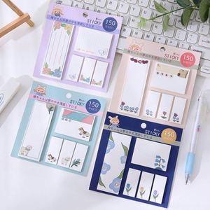 Juego de Notas Adhesivas Kawaii, Papelería Bonita al por Mayor, Bloc de Notas con Adhesivo Autoadhesivo para Material Escolar - Product Image 1