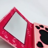 Fard à paupières maquillage carton Palette boîte 26mm vide ombre à paupières boîte cosmétique papier boîte avec miroir