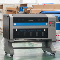 Machine de gravure laser 4060, découpeuse laser CO2 80W pour acrylique, bois, cuir