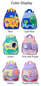 Zaino per bambini <span class=keywords><strong>impermeabile</strong></span> con stampa cartone animato, nuovo design 2025, alla moda, in nylon, piccolo zaino scolastico per la scuola materna - Product Image 3