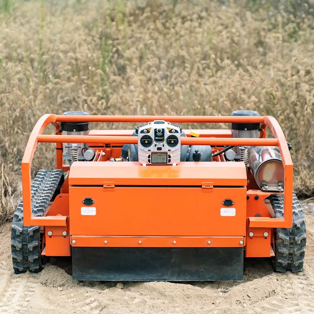 Falciatrice da giardino semovente da 1080mm con telecomando veloce Robot cingolato elettrico tosaerba