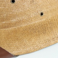 Fábrica al aire libre verano ajustable transpirable selva paja mineros gorra cubo sombrero casco Pith sombreros para el sol