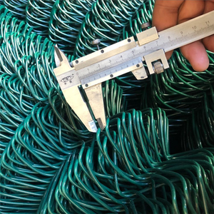 Malla <span class=keywords><strong>de</strong></span> Alambre Recubierta <span class=keywords><strong>de</strong></span> Vinilo Verde, Malla <span class=keywords><strong>de</strong></span> Diamante <span class=keywords><strong>de</strong></span> 2 Pulgadas, Rollo <span class=keywords><strong>de</strong></span> Alambre para Cercas <span class=keywords><strong>de</strong></span> Jardín y Recintos para Animales - Product Image 1