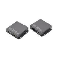 Multiplexeur fibre optique PCM 2CH Port téléphonique RJ11 100M convertisseur Ethernet Extender avec émetteurs-récepteurs optiques