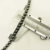 Bracelet en perles de diamant triangulaires en térahertz naturel, polyvalent, classique, minimaliste, bien-être, tendance coréenne, empilable, ornement de poignet