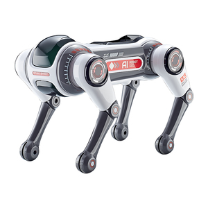<span class=keywords><strong>Robot</strong></span> <span class=keywords><strong>Chien</strong></span> <span class=keywords><strong>Jouet</strong></span> Interactif en Plastique avec Lumières LED, Musique, Chant, Danse, Interaction Vocale, Programmable, Télécommande, Éducatif - Product Image 1