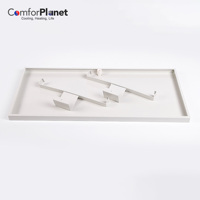 Bac de récupération d'eau de condensation en plastique pour pompe de climatiseur, bac de récupération de condensat