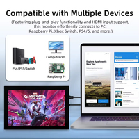 Ahududu Pi için hd-mi/USB arayüzü ile MPI8008-A 8 ''inç IPS LCD kapasitif dokunmatik ekran 1280*800 LCD modülü
