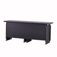 Buffet Rétro Moderne en Bois de Frêne Naturel avec Portes à Texture en Relief, Meuble de Rangement de Luxe pour Salon
