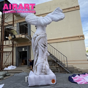 Exposition d'art : Statue gonflable de la Victoire à ailes / Sculpture géante gonflable <span class=keywords><strong>Nike</strong></span> - Product Image 3