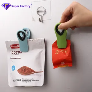 Clip de fermeture multi-usages en plastique simple, anti-humidité, pour sacs, aimants promotionnels de qualité alimentaire pour réfrigérateur, pour collations domestiques - Product Image 3