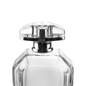 Bottiglia di cosmetici di lusso creativa privata esagonale di Design di fabbrica 30ml 50ml 100ml bottiglia di vetro di profumo per le donne
