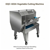 DQC-602A Commerciële Groente- en Vlees Snijmachine 1-60mm Verstelbare Snijder voor Restaurant en Voedselverwerkingsbedrijven