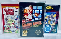 Couvercle coulissant rectangulaire clair vide NES Game Protecteur acrylique protecteur ps2 box