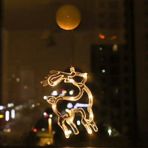 Nouvelle guirlande lumineuse LED en forme d'étoile de Noël, luminaire suspendu, indice de protection IP65, blanc chaud, utilisation en extérieur pour la décoration des fenêtres et des pièces - Product Image 6