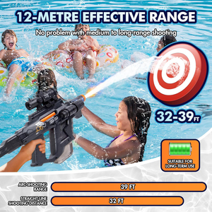 Pistola de Agua Automática con Luz LED, Pistola de Agua Eléctrica Mejorada con Capacidad de 330 ml para Niños y Adultos, Juguete de Pistola de Agua - Product Image 3