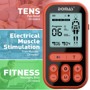 Dispositivo de Terapia Certificado Médico, Masajeador de Cuello y Hombros con Cable, Tens Fisioterapia, Almohadillas de Electrodos de Gel Antialérgicas, Máquina Tens - Product Image 2