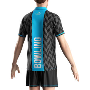 Chándal de alta calidad, culturismo, sublimación, poliéster, botón de bolos, camiseta, camisetas informales para hombres - Product Image 6