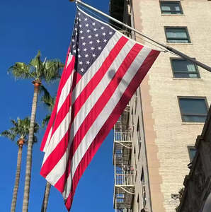 Изготовленный На Заказ американский флаг высокого качества полиэстер УФ-стойкий идеально подходит для спорта и корпоративного брендинга - Product Image 5