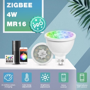 Bombilla de Control Inteligente MR16, Foco LED de Color RGBW, MR16, ZigBee, Luces de Color Inteligentes, GU, 5,3, 12V, ZigBee, Bombilla de Control Inteligente, 1 Unidad - Product Image 6