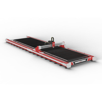 Mesin pemotong serat Laser 13030 W 6000W, mesin pemotong 12000 tipe terpisah untuk fabrikasi lembaran logam presisi