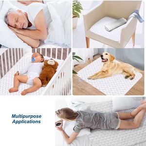 Coussinets pipi pour adultes coussinets antidérapants coussinets de lit matelassés pour l'incontinence lavable réutilisable protecteur de feuille d'incontinence - Product Image 4