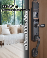 Cerradura Inteligente TUYATTL FS-SW14 con Huella Dactilar, Reconocimiento Facial, Contraseña, Tarjeta, Llave Remota, Desbloqueo por Wi-Fi, Seguridad Antirrobo