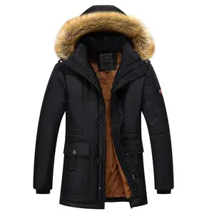 Manteaux matelassés pour hommes, veste coupe-vent chaude d'hiver, meilleure vente