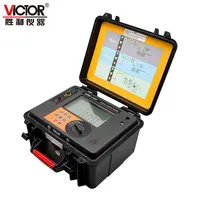 VICTOR 4105C Tester di resistenza a terra digitale misura resistenza di terra/tensione/resistività del suolo strumento elettronico a 4 poli