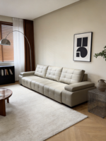 VONLIVA Sofá Cama Moderno para Sala de Estar, Muebles de Lujo para Sala de Estar de Villa, Sofá Cama Cómodo para Vestíbulos de Hoteles Cinco Estrellas
