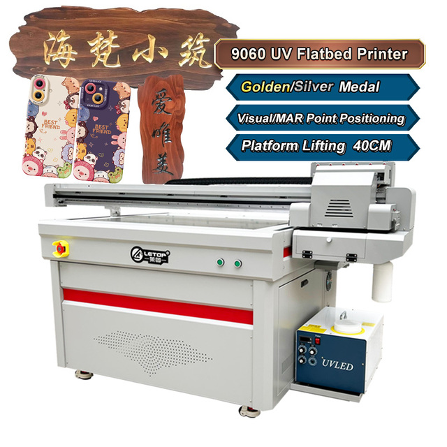 LETOP A1 UV Wide Format Printing Plotter Print Large-format Inkjet Printer Machine Industrial Led Digital Uv Flatbed Printer