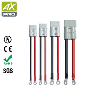 Câbles de connecteurs de charge haute intensité personnalisés 50A 350A, faisceau de câbles, assemblage de câbles d'alimentation isolés en PVC pour véhicules à énergie nouvelle