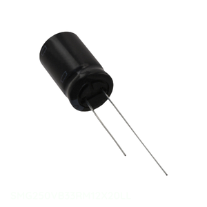 ตัวแทนจำหน่ายอย่างเป็นทางการ SMG250VB33RM12X20LL คาปาซิเตอร์อะลูมิเนียม 33UF 20% 250V แบบ Radial TH Through Hole 33 ยูเอฟ - Product Image 1