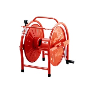 Cadre d'enrouleur en acier pour tuyau d'eau Jardinage à domicile Arrosage 20 ~ 25 mètres Orange Mignon Enrouleur de tuyau en acier inoxydable Matériel en acier - Product Image 1