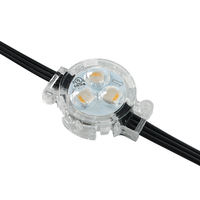 Éclairage LED à prix d'usine, 30 mm, 12 V, Noël, fêtes, LED SMD5050 RGBW, points lumineux LED