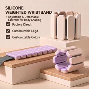 Service OEM de logo personnalisé, poids de poignet en silicone durable bicolore avec <span class=keywords><strong>fer</strong></span> électroplaqué pour la remise en forme, la salle de sport et l'utilisation commerciale - Product Image 1