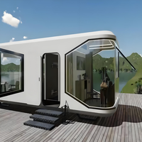 Maisons mobiles en forme de capsule spatiale personnalisées, de haute qualité et durables, hôtels portables préfabriqués de style moderne, Casas Modulares