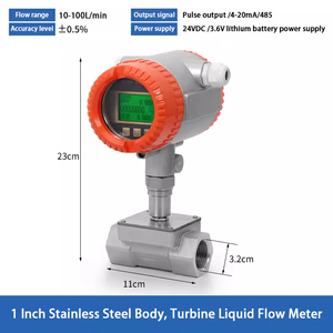 Cavitt nhà máy trực tiếp DN25 thép không gỉ lwgy lỏng dòng <span class=keywords><strong>Turbine</strong></span> mét với tín hiệu đầu ra cho dịch vụ xăng dầu thiết bị - Product Image 2